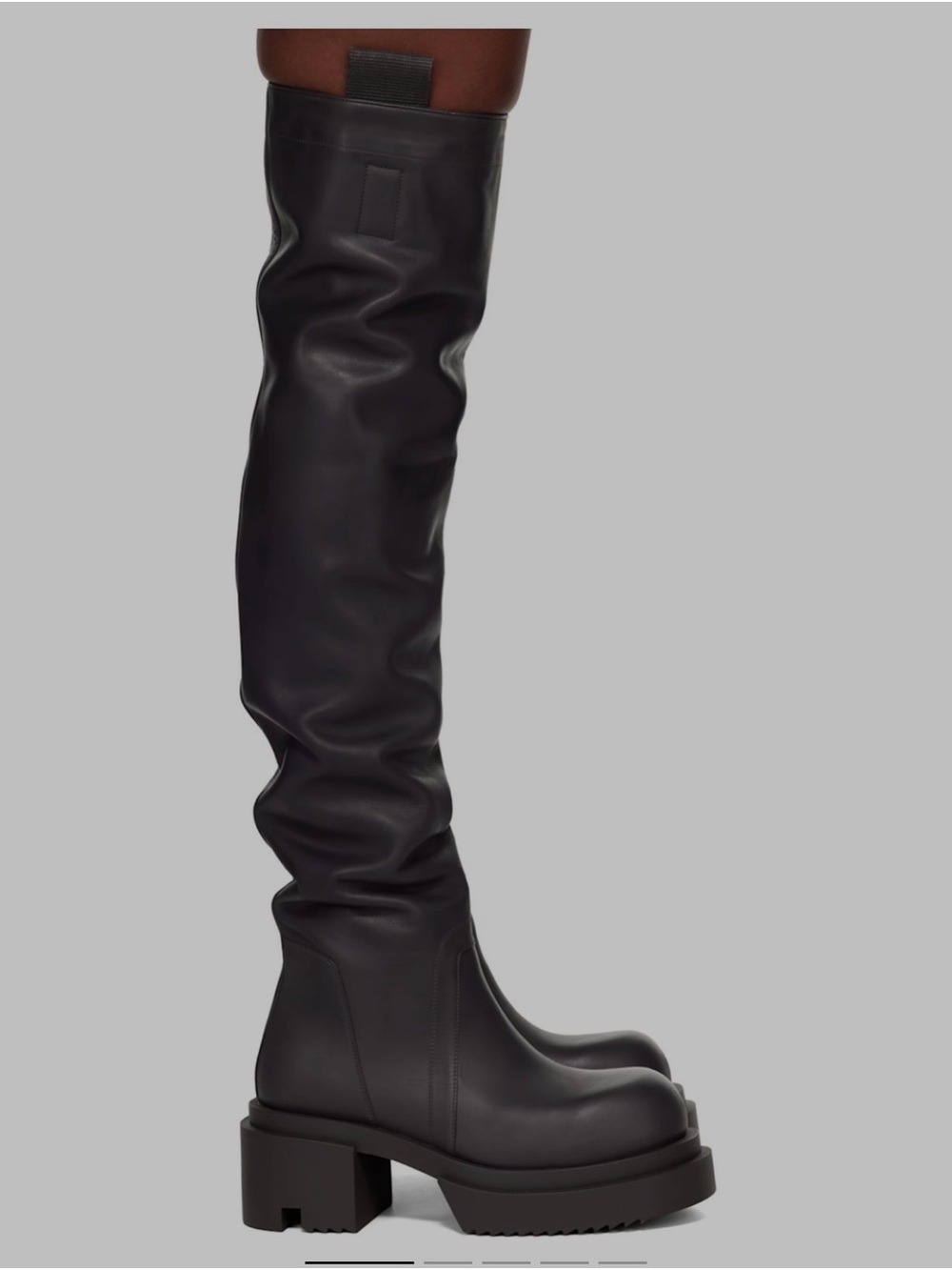 Rick Owens Concordians Wader Bogun tall boots in dark grey sz 9 never been worn